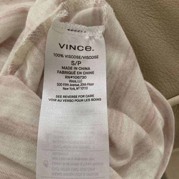 Vince Striped Long Sleeve Crew top - Picture 13 of 13